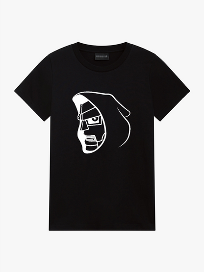 Women's Casual Doom Marvel Comics Printed Round Neck Short Sleeve T-Shirt