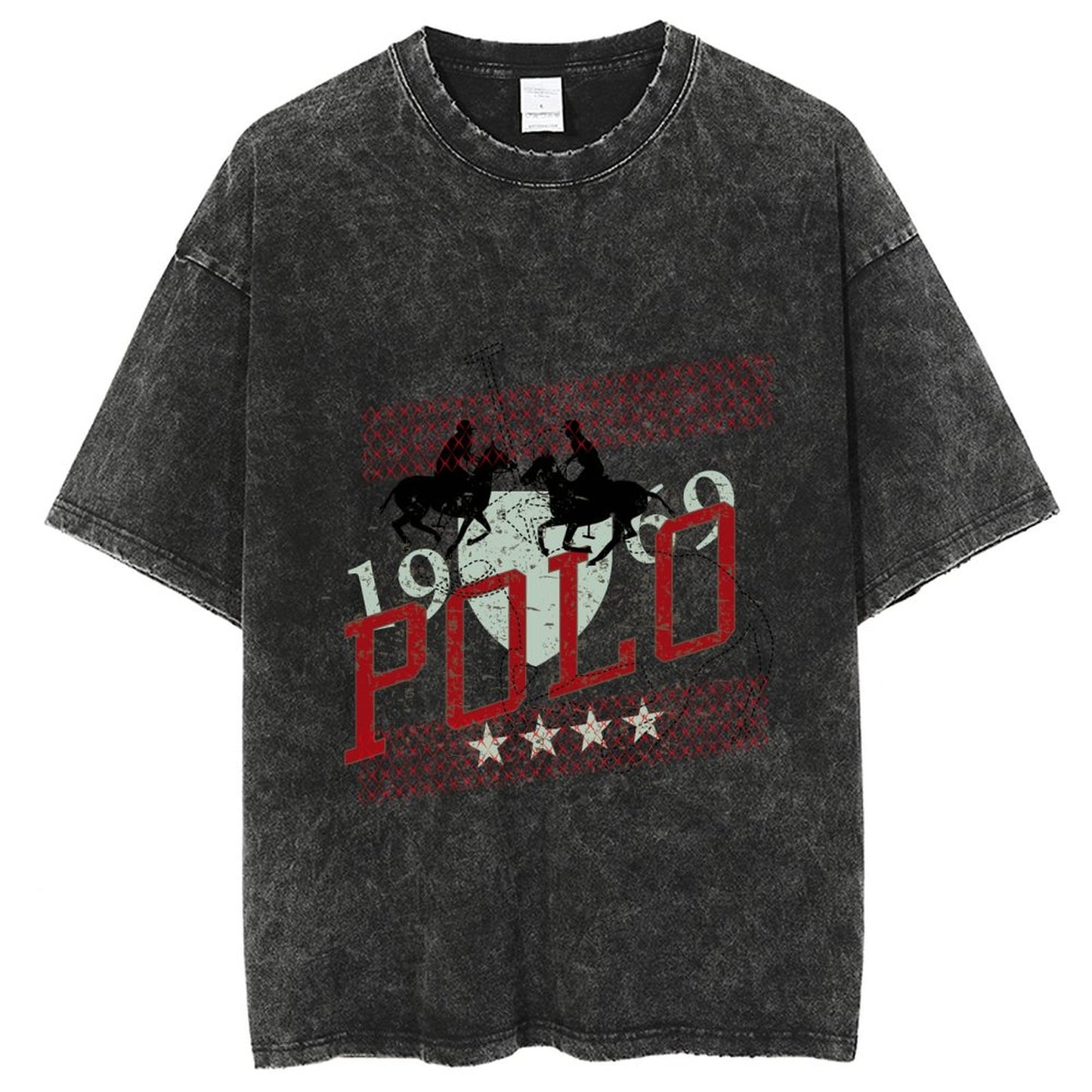 Unisex Vintage Solid Wash T-Shirts 2305102640