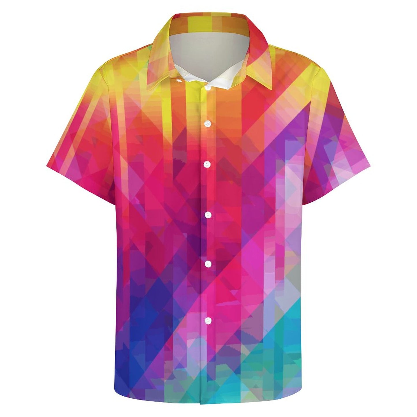 Men's Fashion Casual Printed Short Sleeve Shirts 2306101734