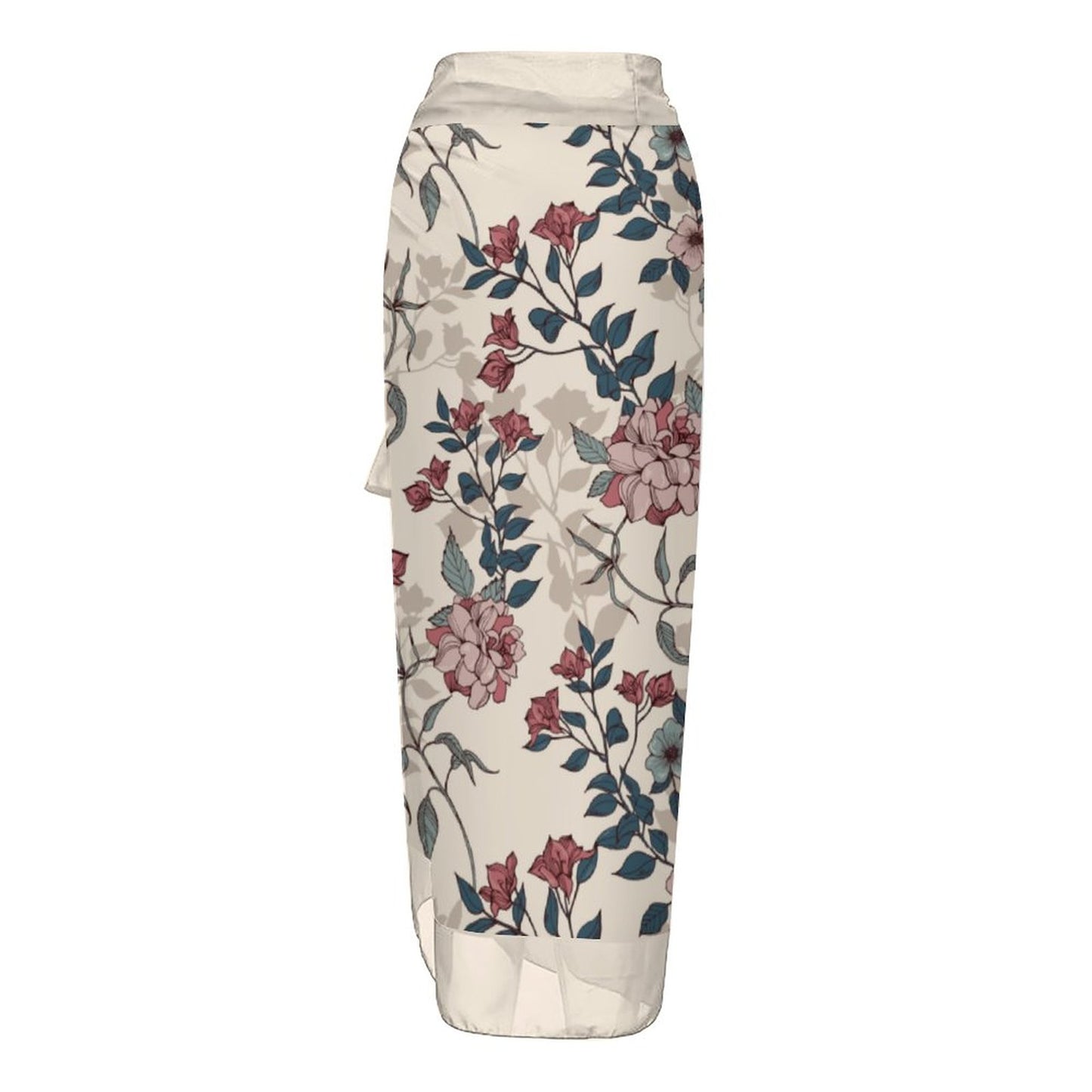 Casual Printed One-Piece Swimsuit And Cover Up 2305104175