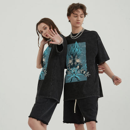 Unisex Vintage Solid Wash T-Shirts 2305102964