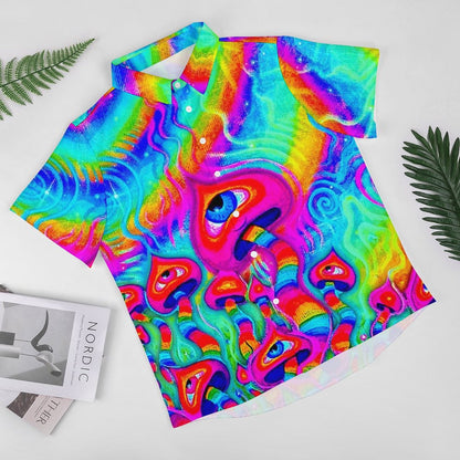 Men's Fashion Casual Printed Short Sleeve Shirts 2306104435