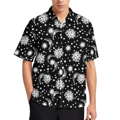 Men's Fashion Casual Printed Short Sleeve Shirts 2305107121