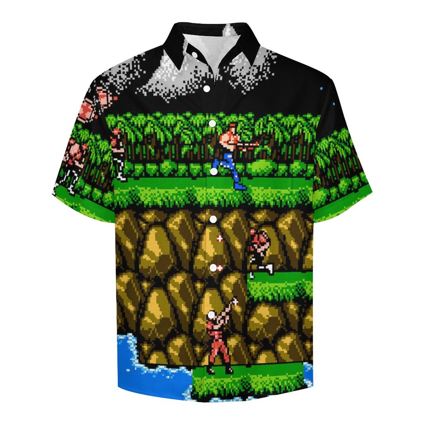 Men's Hawaiian Casual Short Sleeve Shirt 2306103343