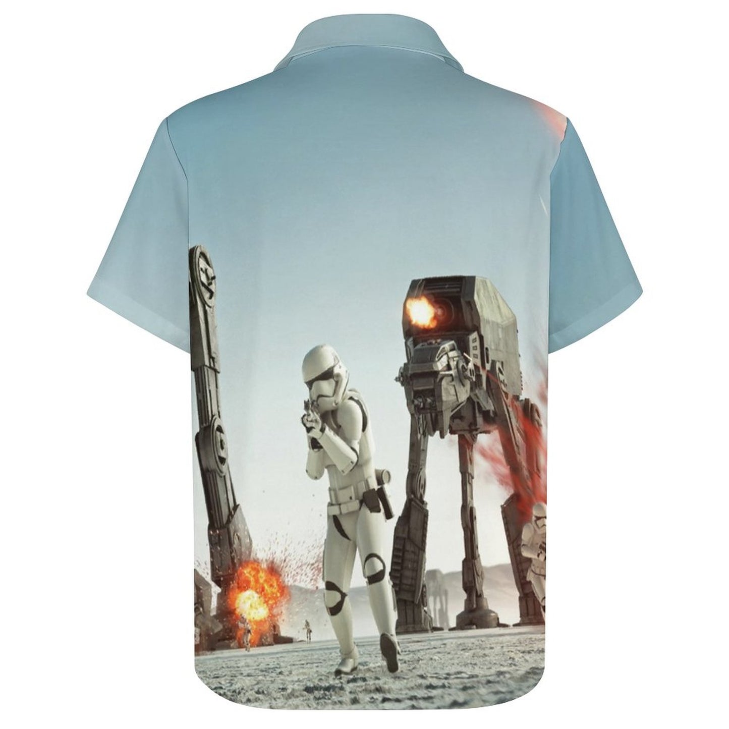 Men's Fashion Casual Printed Short Sleeve Shirts 2306101618
