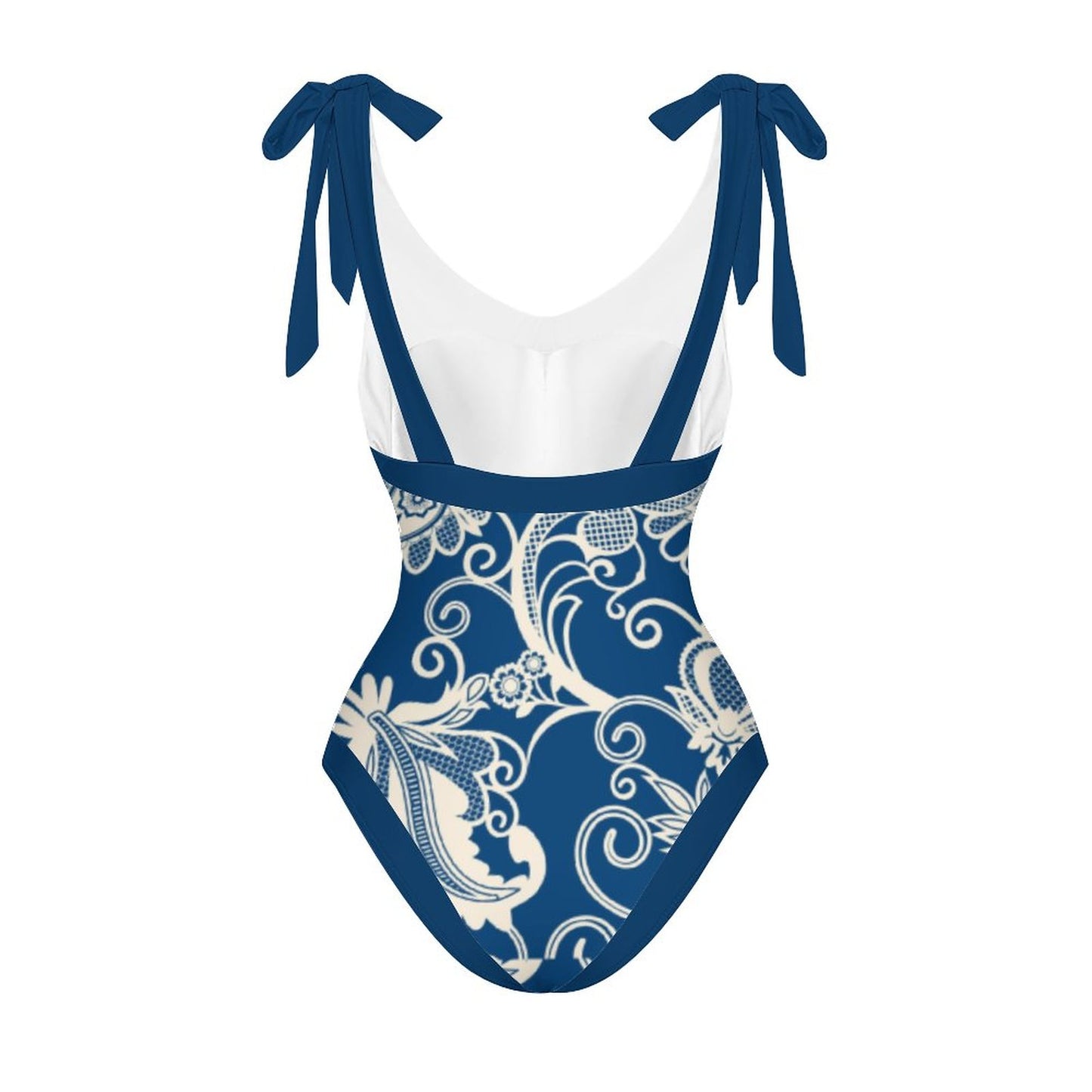 Casual Printed One-Piece Swimsuit And Cover Up 2305102479