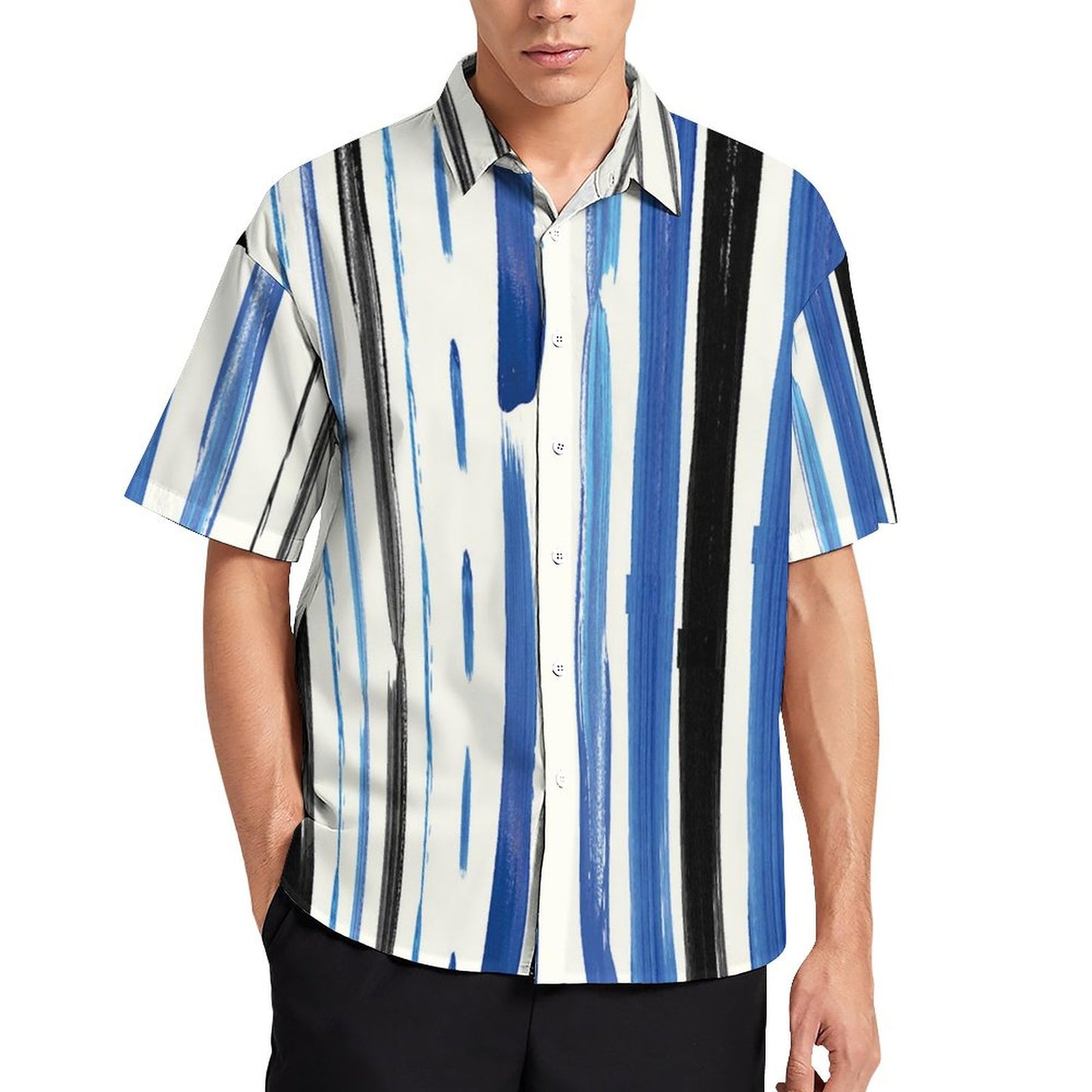 Men's Hawaiian Print Resort Shirt 2305102184