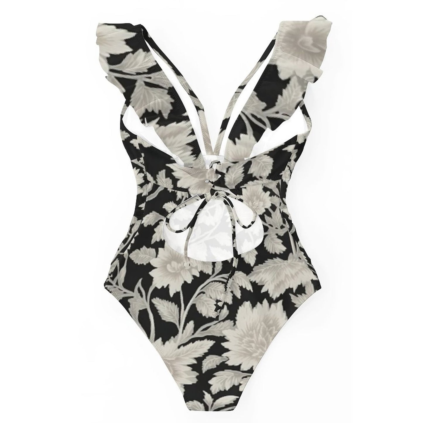 Casual Printed One Piece Swimsuit And Cover Up 2306102485