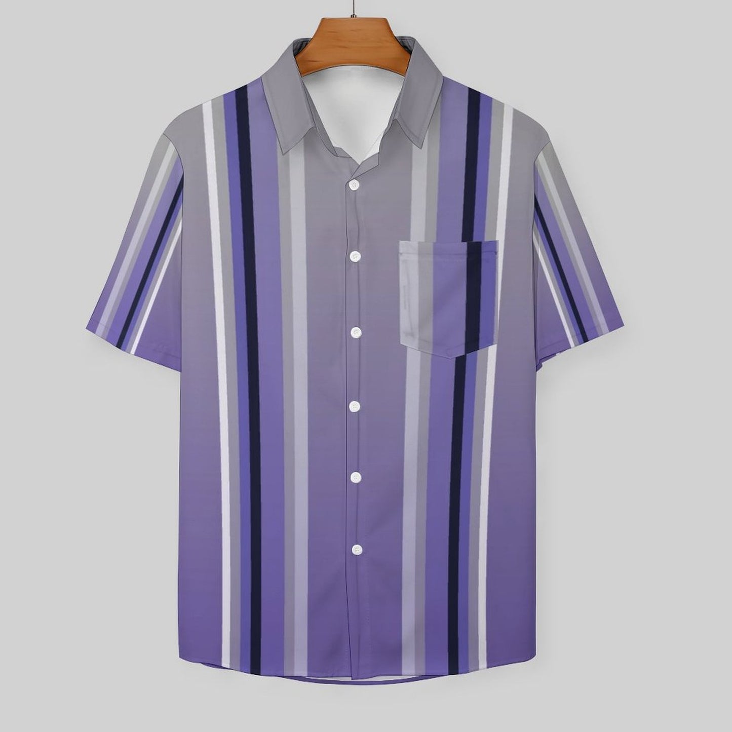 Men's Hawaiian Print Resort Shirt 2305100186