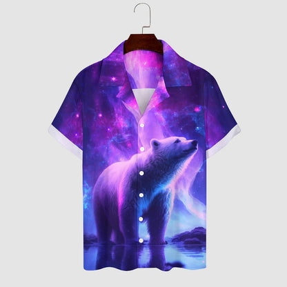 Men Hawaiian Casual Short Sleeve Shirt 2306101373