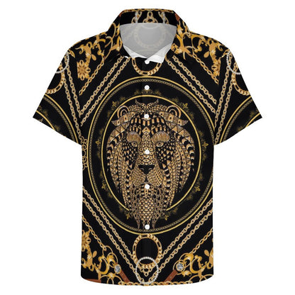 Men's Fashion Casual Printed Short Sleeve Shirts 2306100962