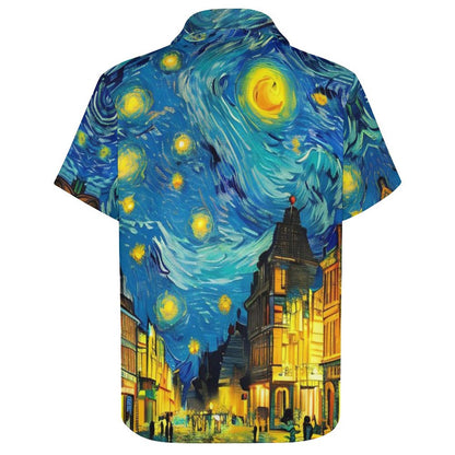 Men's Hawaiian Print Resort Shirt 2305101774