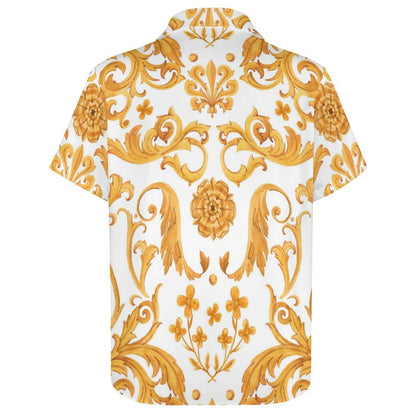 Men's Fashion Casual Printed Short Sleeve Shirts 2306101108