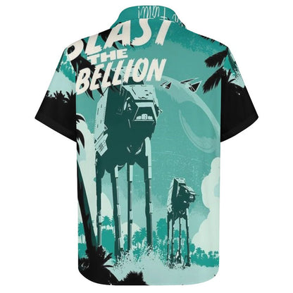 Men's Fashion Casual Printed Short Sleeve Shirts 2306101612