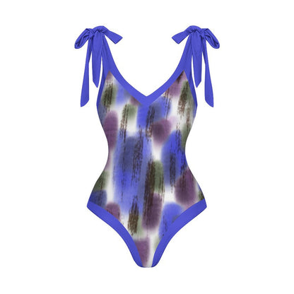 Casual Printed One-Piece Swimsuit And Cover Up 2305102668