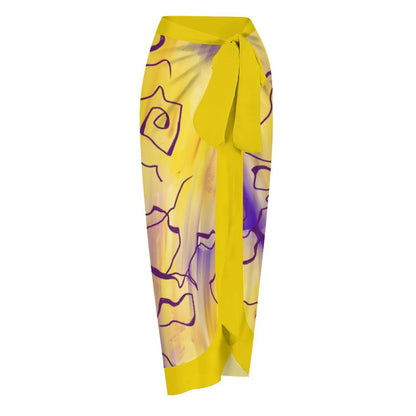 Casual Printed One Piece Swimsuit And Cover Up 2305106623
