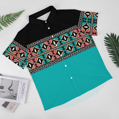Men's Fashion Casual Printed Short Sleeve Shirts 2306101555