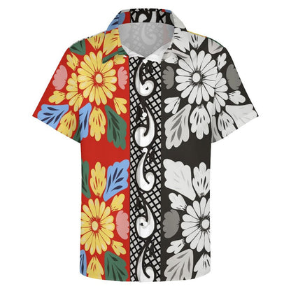 Men's Fashion Casual Printed Short Sleeve Shirts 2305107124