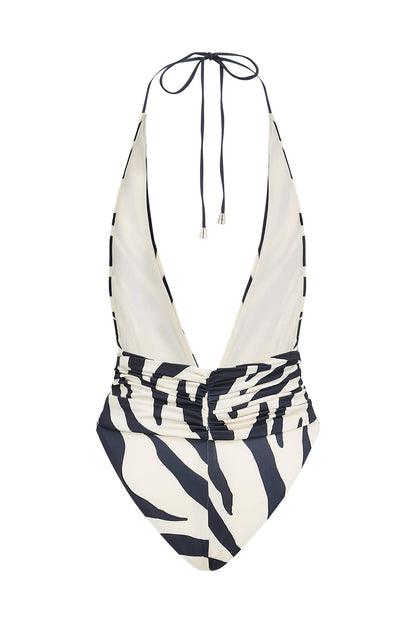 Zebra-print Sexy Bikini Set