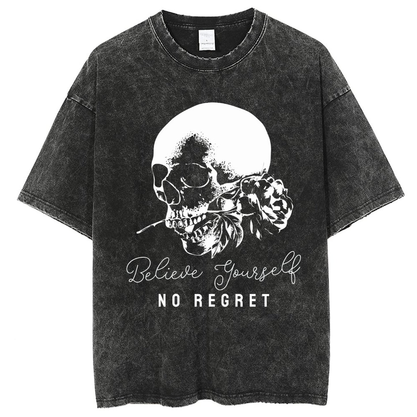 Mens Cotton Wash Solid T-Shirts Oversized Unisex Short Sleeve Streetwear Rap Hip Hop Basic Tee Tops 2305101629