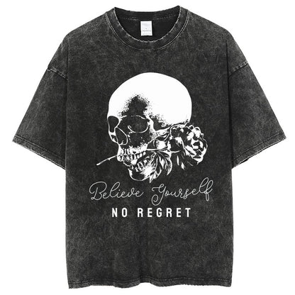 Mens Cotton Wash Solid T-Shirts Oversized Unisex Short Sleeve Streetwear Rap Hip Hop Basic Tee Tops 2305101629