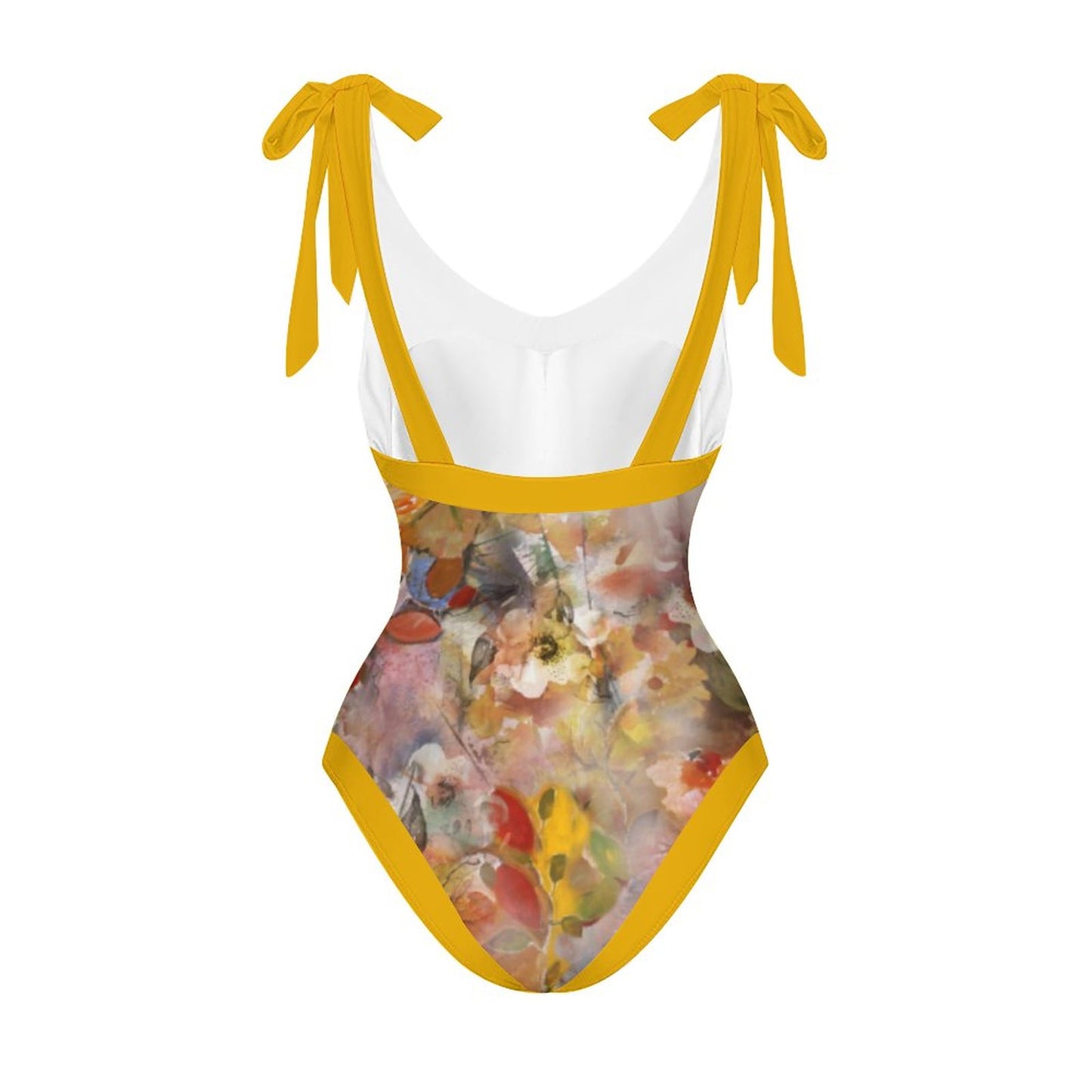 Casual Printed One-Piece Swimsuit And Cover Up 2305102698