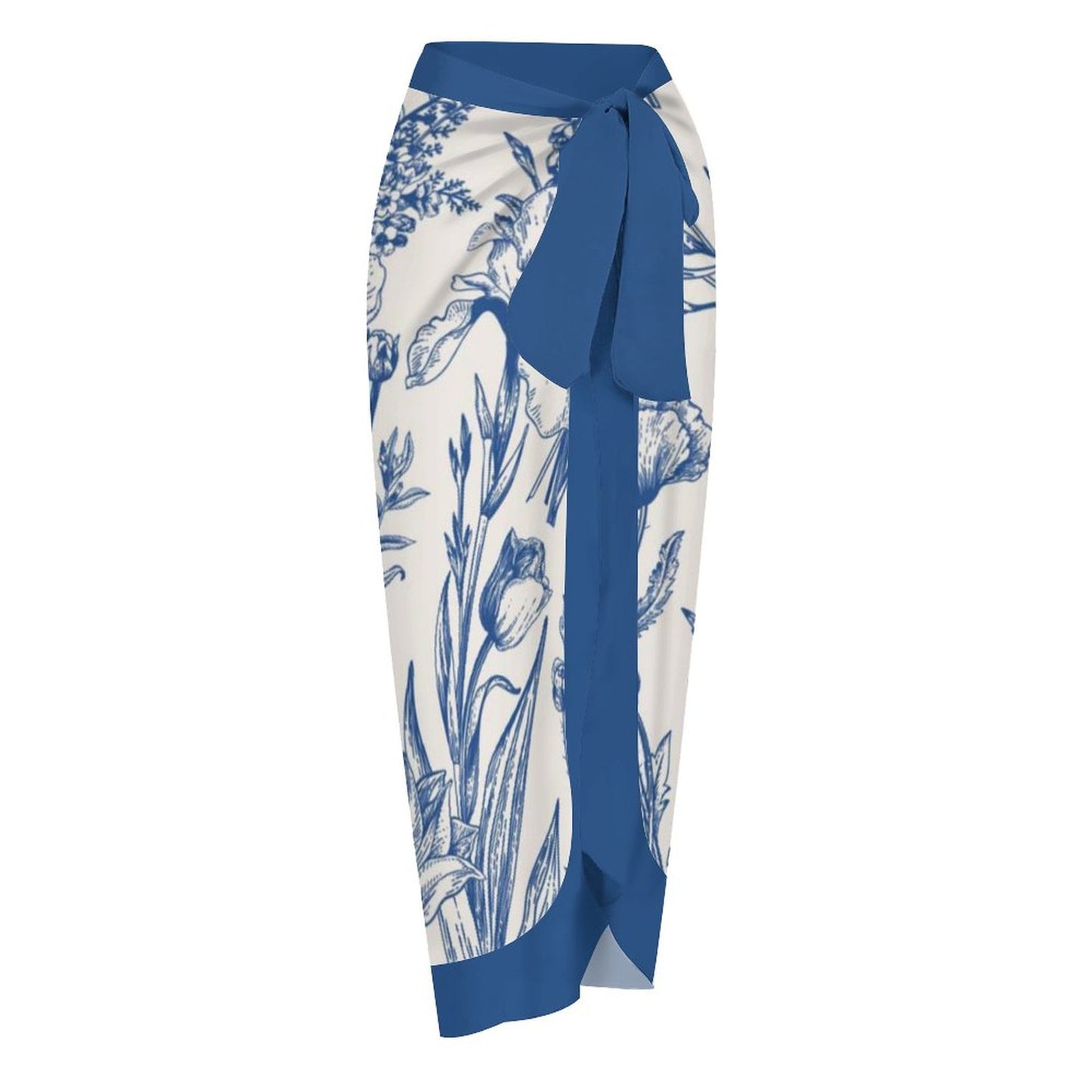 Fashion Printed One Piece Swimsuit And Cover Up 2305105608