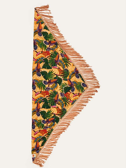 Fashion Print Bikini Swimsuit and Coverup
