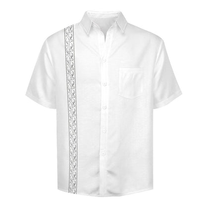 Geometric Print Hawaiian Men's Casual Shirt