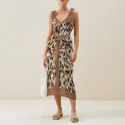 Casual Printed One-Piece Swimsuit And Cover Up 2305102512