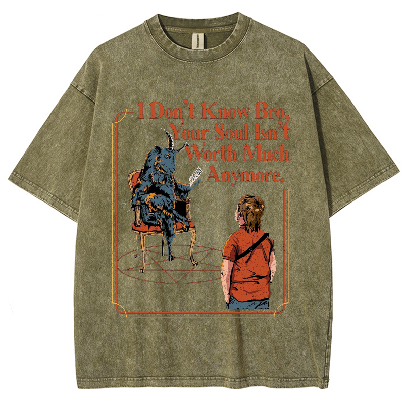 Unisex Vintage Wash Denim T-Shirts