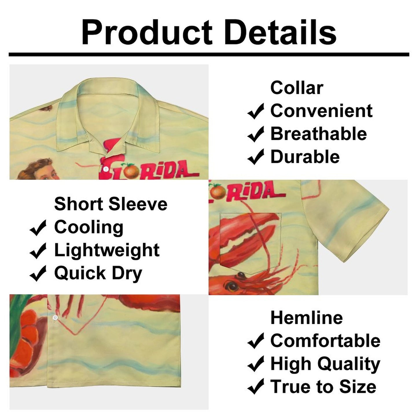 Men's Hawaiian Casual Short Sleeve Shirt 2306100921