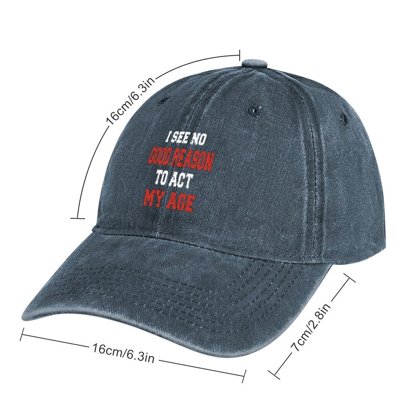 JOC Washed Denim Baseball Cap 2305102806