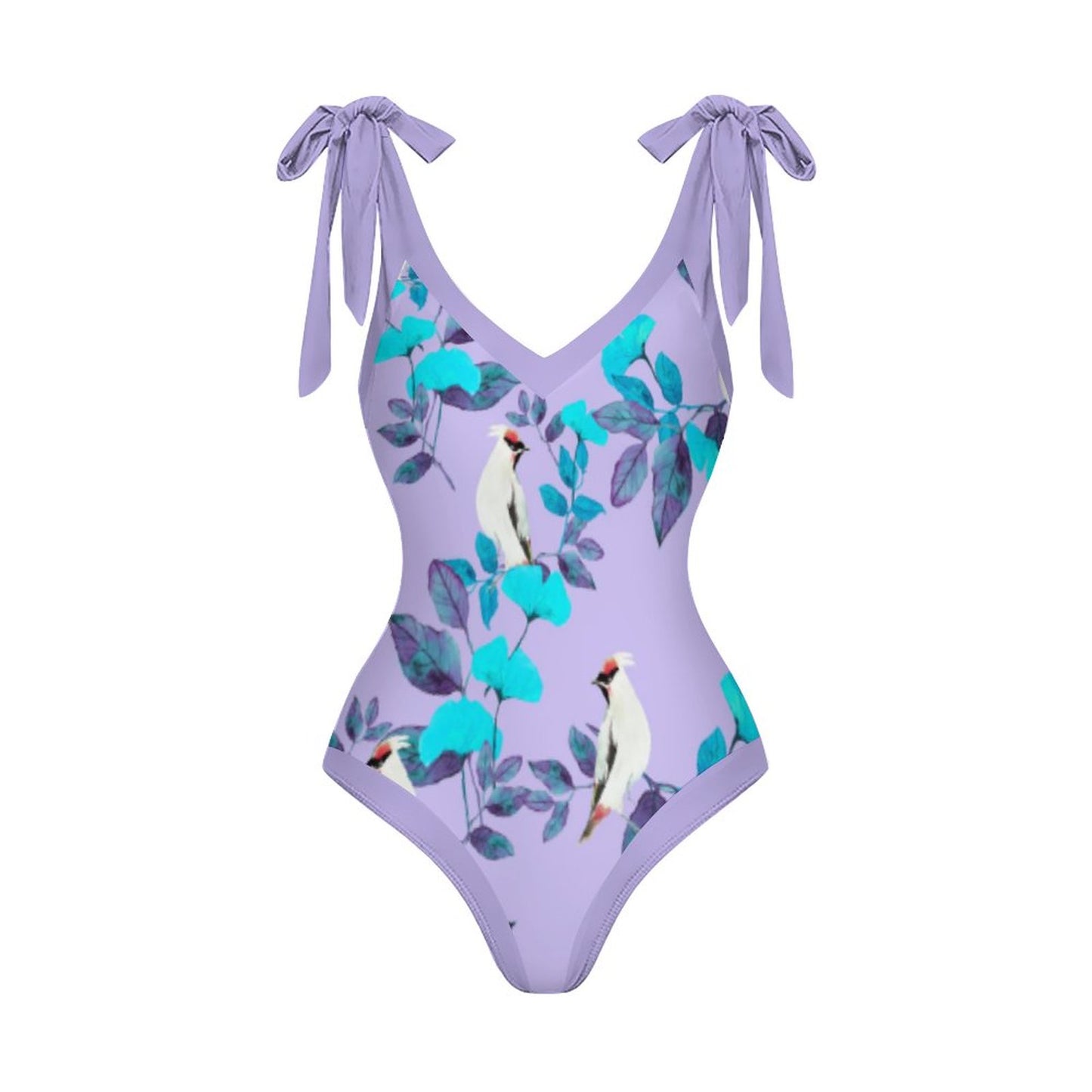 Casual Printed One-Piece Swimsuit And Cover Up 2305102607
