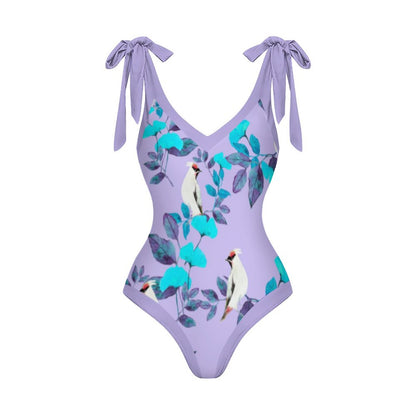 Casual Printed One-Piece Swimsuit And Cover Up 2305102607