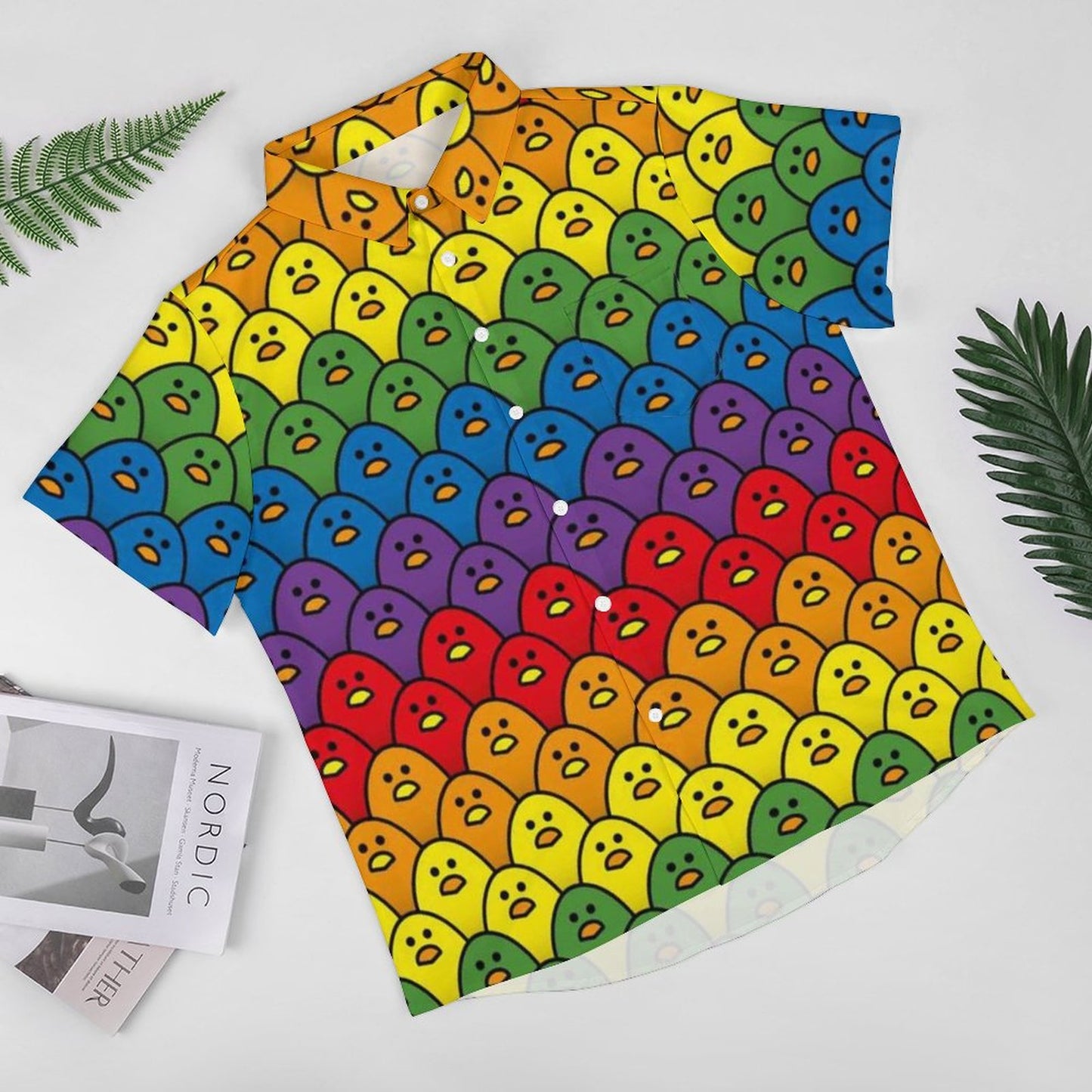 Men's Hawaiian Casual Short Sleeve Shirt 2306103345