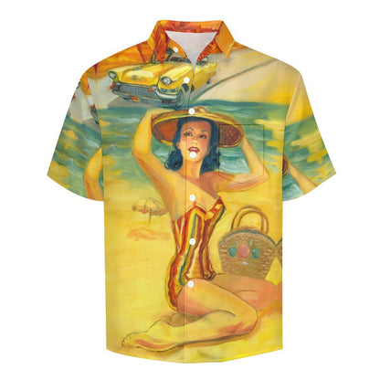 Men's Vacation Hawaiian Shirt 2306100779