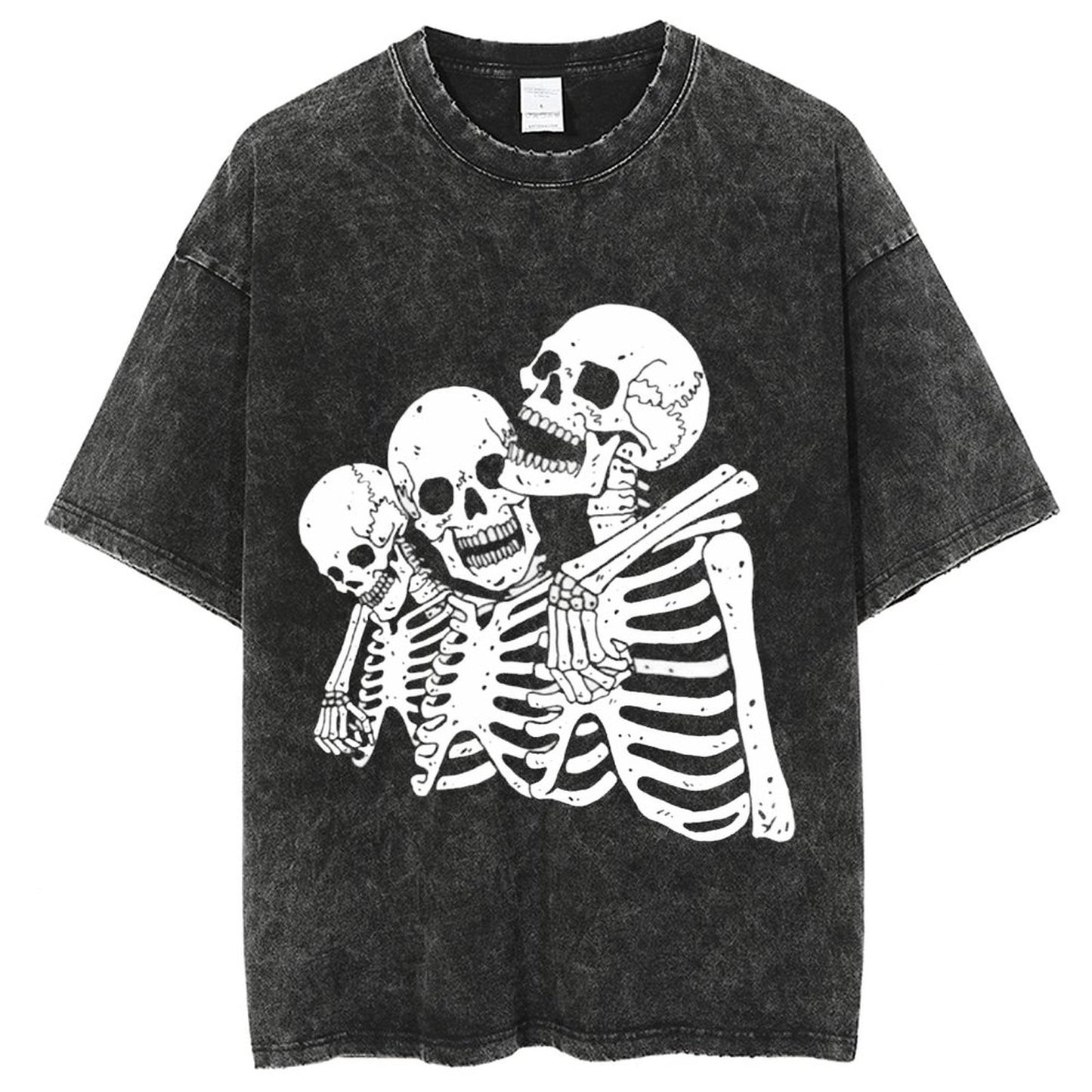 Unisex Vintage Solid Wash T-Shirts 2305101595