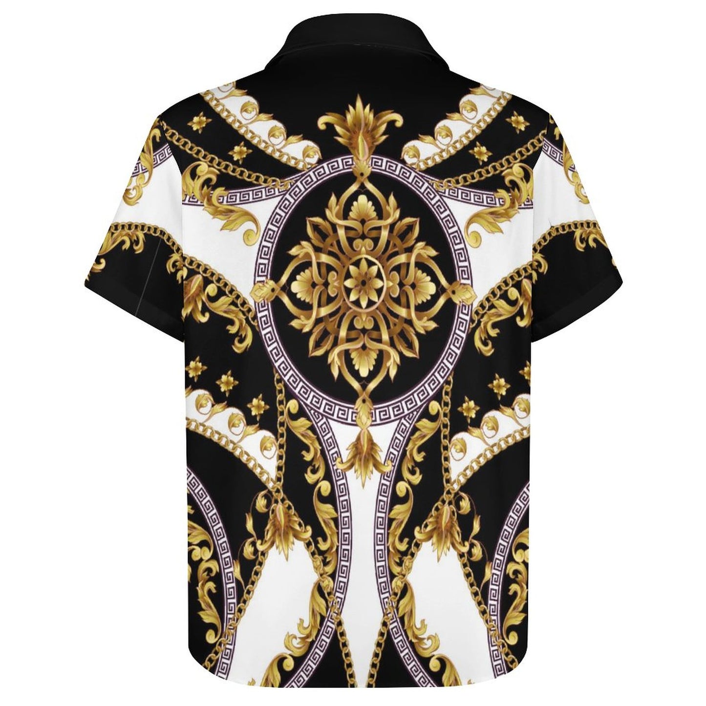 Men's Fashion Casual Printed Short Sleeve Shirts 2306101338