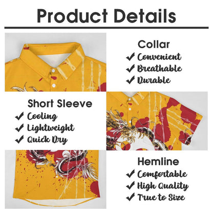 Men's Hawaiian Casual Short Sleeve Shirt 2306103804