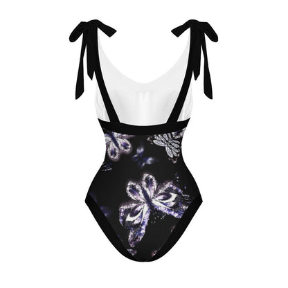 Casual Printed One-Piece Swimsuit And Cover Up 2305103033