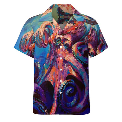 Men's Hawaiian Print Casual Shirt 2304108698