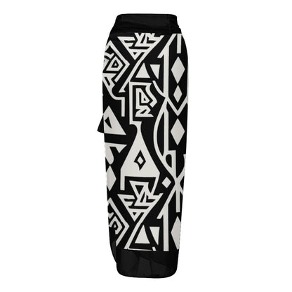 Casual Printed One-Piece Swimsuit And Cover Up 2305102758