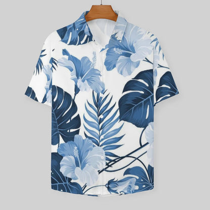 Men's Hawaiian Print Resort Shirt 2305101472