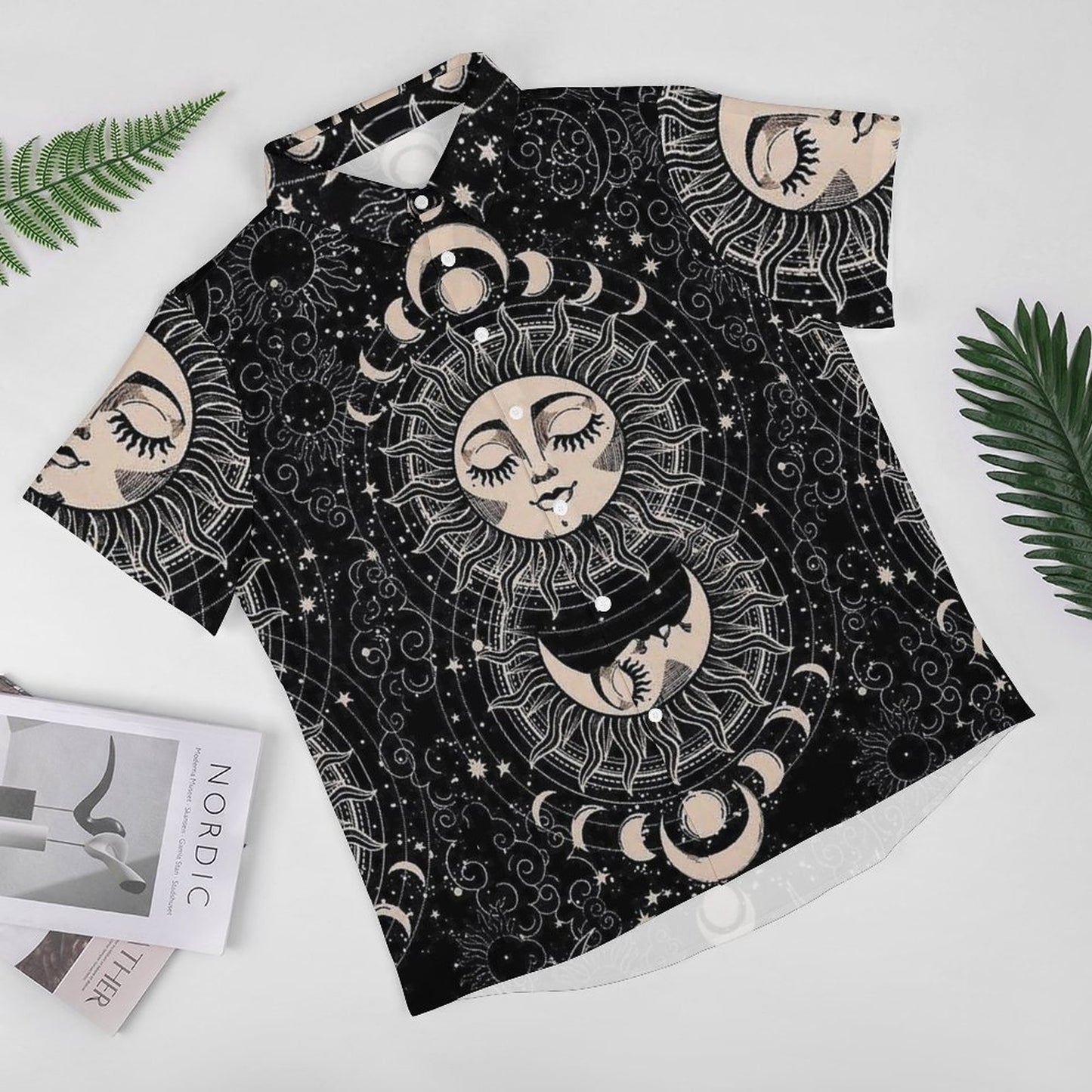 Men's Fashion Casual Printed Short Sleeve Shirts 2306101048