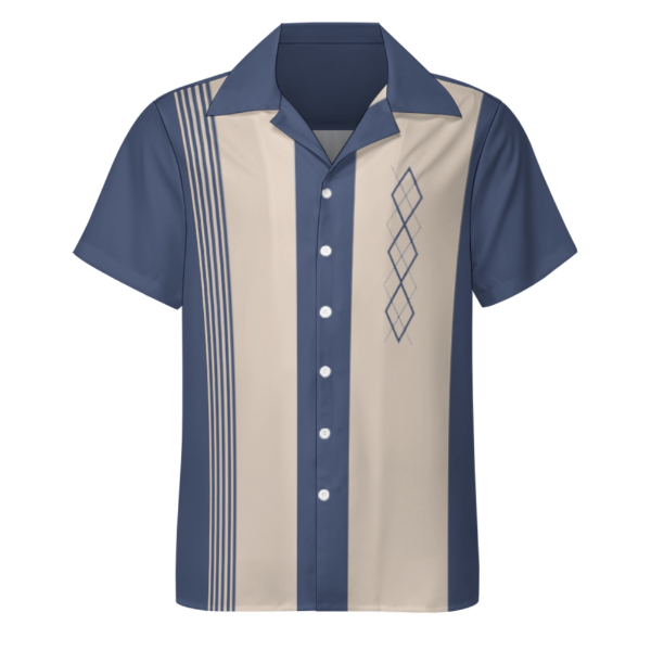 Men's Hawaiian Print Casual Shirt 2304104803