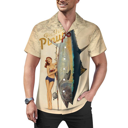 Men Hawaiian Casual Short Sleeve Shirt 2305106551