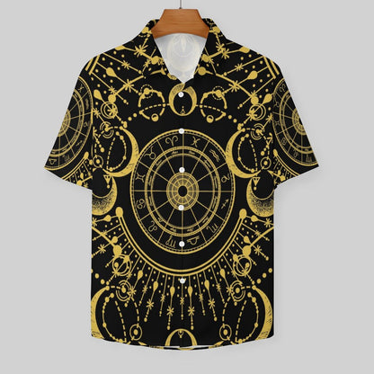 Men's Fashion Casual Printed Short Sleeve Shirts 2306101051