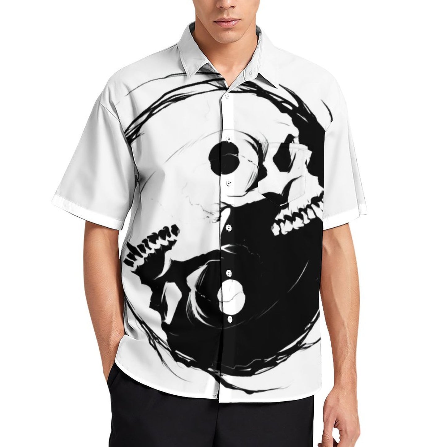Men's Hawaiian Casual Short Sleeve Shirt 2306103807