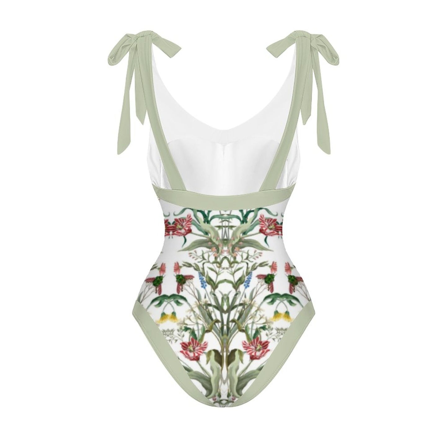 Casual Printed One-Piece Swimsuit And Cover Up 2305103380